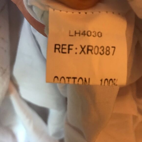 L33 White flounced Sundress Boho Prarie cottagecore twee kentucky derby! Cotton! - Picture 7 of 14